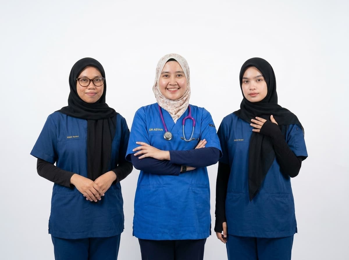 Pasukan Klinik Nurani Sungai Buloh — doktor dan staf yang mesra dan profesional